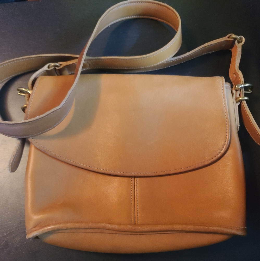Vintage Coach Equestrian Flap Bag